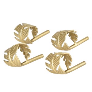 ชุดแหวนรองผ้าเช็ดปากเหล็กดีไซน์ใหม่ 10 ชิ้น พร้อมเคลือบทอง สำหรับตกแต่งในวันหยุด ตกแต่งชั้นวางของ และเป็นของขวัญ - Product Image 5