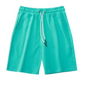 Nouveautés Shorts en coton premium jaune moutarde pour hommes - Shorts décontractés d'été confortables avec cordon de serrage - Product Image 2