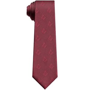 Corbata Masónica Tejida Hecha en Fábrica, Corbata Masónica Personalizada de Moda para Hombre, Ropa Formal de Negocios - Product Image 1