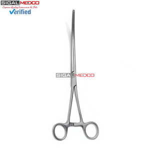 Pinza Intestinal Doyen de 9 Pulgadas con Curvatura Longitudinal y Dientes, Instrumento Quirúrgico de Acero Inoxidable Alemán, Pinza Atraumática para Intestinos - Product Image 5