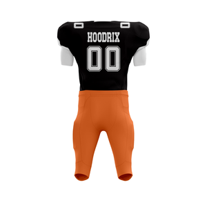 OEM Custom Sublimated American Football Uniform With Tackle Twill Logo And Name Number 12 Panel American Football Uniform - Product Image 4