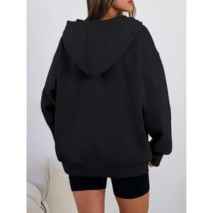 Sudaderas con Capucha Extra Grandes con Cuello en V para Mujer, Estilo Personalizado, Moda Otoño 2025, Ropa con Orificios para los Pulgares, Estilo Y2K - Product Image 6