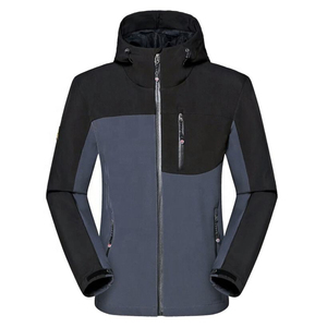 Chaqueta de Softshell con Capucha para Hombre, Impermeable, Cortavientos, Forrada de Forro Polar, para Senderismo y Trekking, Venta al por Mayor, OEM, Personalizada - Product Image 3