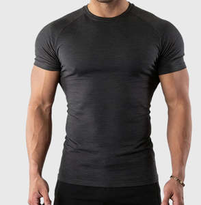 Camisetas de Compresión para Hombre al por Mayor, Camiseta Deportiva de Secado Rápido para Gimnasio, Entrenamiento Atlético, Fitness, Top de Manga Corta - Product Image 4