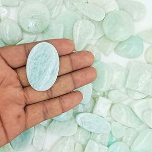 Cabujón de Amazonita Natural Pulido en Forma de Marquesa, Gema Suelta para Fabricación de Joyas, Suministro al por Mayor - Product Image 3