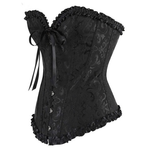 Top Corset de Encaje con Detalles Florales y Cintura Ajustable para Ocasiones Especiales - Product Image 2
