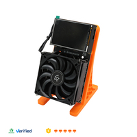 NerdQaxe++ 4,8 TH/s 76W Mineur Bitcoin en solo SHA‑256 Wi‑Fi Mineur ASIC domestique