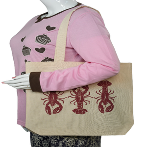 Bolsas de Mano Medianas de Algodón Orgánico al por Mayor con Cierre de Botón y Cremallera, Bolsas de Compras Ecológicas Promocionales para Uso Diario y Eventos - Product Image 5