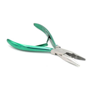 Kit de Pinzas para Extensiones de Cabello, Herramientas de Acero Inoxidable con Mango Verde para Instalación y Remoción, Calidad Profesional Premium - Product Image 3