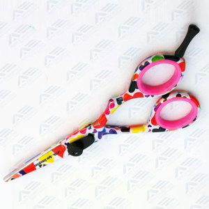 Ciseaux et tondeuses de coiffure en acier 440C pour salon de coiffure, ciseaux de barbier multicolores, coupe de cheveux, marque privée - Product Image 4