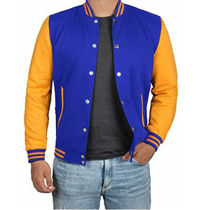 Vestes universitaires pour hommes, nouvelle collection 2024, très vendues, couleur unie, manteau d'hiver en laine, veste universitaire respirante et interchangeable pour hommes - Product Image 6