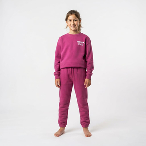 Conjunto Deportivo de Algodón Unisex para Niños, Sudadera Casual con Cuello Redondo, Pantalones Jogger, Proveedor de Ropa Urbana - Product Image 5