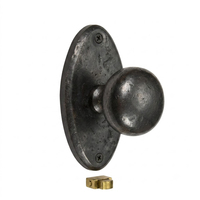 Poignées de porte rustiques en fonte, ensemble de boutons de porte à mortaise en étain antique, poignée de porte industrielle vintage robuste pour intérieur, en vente