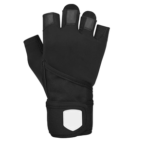 Guantes Deportivos Tombola con Soporte para Muñeca, Medios Dedos con Cierre, Unisex, de Poliéster, para Entrenamiento, Gimnasio, Fitness, Levantamiento de Pesas - Product Image 1