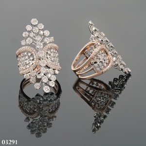 Anillo de Diamantes Cultivados en Laboratorio de Oro Rosa de 18K con Certificación IGI de D'VINS JEWELS, Corte Brillante, Regalo de Boda o Compromiso para Mujer - Product Image 1