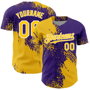 Maillot de baseball grande taille, dernier style, design personnalisé, sublimation, respirant, 100% polyester, livraison directe d'usine - Product Image 1