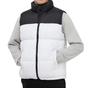 Custom Logo Sleeveless Puffer <b>Jacket</b> for <b>Men</b> Winter Wear High Street Style Zipper Closure Sleeveless Puffer <b>Jackets</b> - Product Image 1