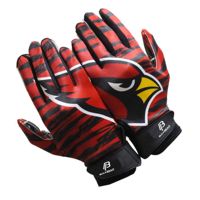 Guantes de Fútbol Americano de Cuero Personalizados con Palma Antideslizante, Transpirables, Impermeables y de Alto Rendimiento para Receptor, OEM ODM