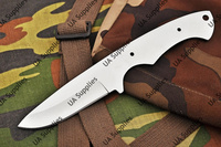 Couteau utilitaire de chasse pliant en acier au carbone fait main, lame vierge en Micarta personnalisable, ODM/OEM/OBM, DIY, pointe tombante, usage industriel