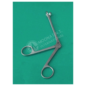 Pinces nasales Hartman, instruments chirurgicaux ORL, taille de coupe 13 mm et longueur de travail 12 cm, modèle ORL-5589, certifié CE - Product Image 4