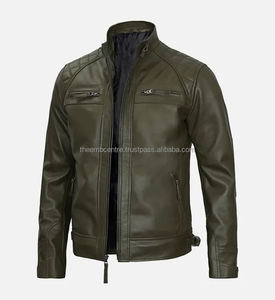 Recién llegado, chaqueta de cuero a la moda personalizada para hombre, ropa a la moda, nuevo estilo, venta directa de fábrica 2024, chaqueta de cuero para hombre - Product Image 2