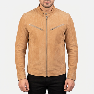 Vestes en daim à marque privée pour les marques, vente en gros, coupe personnalisée, vêtements d'extérieur en daim doux, tailles US, faible MOQ - Product Image 3
