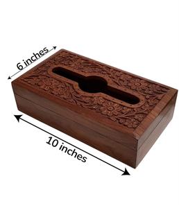 Decorative Wooden <b>Tissue</b> Box Cover For Bedroom <b>Kitchen</b> Bathroom Home Office And Luxury Hotel Room Use - Product Image 6
