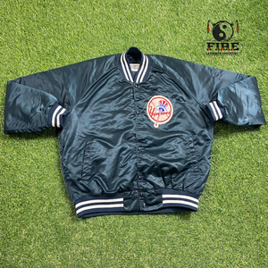 Chaqueta Bomber Vintage de Nueva York de Primera Calidad, Chaqueta Bomber de Satén Personalizada para Hombre - Product Image 1