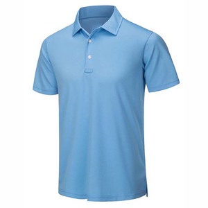 เสื้อเชิ้ตแขนสั้นผู้ชายสีน้ำเงินทรงปกติ ผ้าฝ้าย พิมพ์ลายลำลอง ระบายอากาศ แห้งเร็ว กันยับ มีกระเป๋าปักลาย - Product Image 3