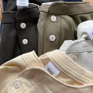 Men's Regular Fit Solid Color Button Up <b>Henley</b> <b>Long</b> <b>Sleeve</b> Pullover Casual Knitted Cotton Top Autumn Wear - Product Image 2
