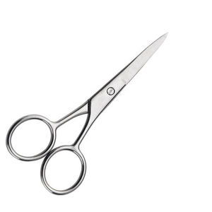 Tijeras de Manicura de Acero Inoxidable, Hoja Recta, Mango Redondo, Punta Afilada y Duradera, Cortaúñas de Precisión de 8.8 cm, Punta Fina para Cutículas - Product Image 4