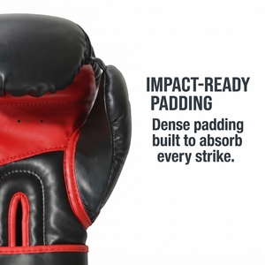 Guantes de Boxeo con Logotipo Personalizado, Guantes de Boxeo para Entrenamiento, Guantes de Boxeo con Acolchado de Malla Perforada, Guantes Deportivos para Combate, Guantes de Sparring - Product Image 4