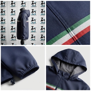 Veste de travail en toile de coton personnalisée à prix de gros avec impression sur mesure, fermeture à boutons, pour homme - Product Image 4