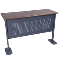Table de bureau haut de gamme BFPL SD 101 avec des plaques perforées en CRCA et une finition stratifiée postformée, plateau de bureau de 25 mm d'épaisseur