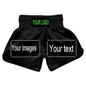 Concevez vos propres shorts de Muay Thai et de MMA personnalisés, shorts d'entraînement unisexes pour la lutte, le kickboxing et la boxe, pour les arts martiaux - Product Image 1