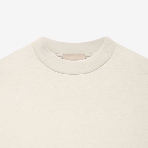 T-shirts vierges personnalisables pour hommes, 100% coton biologique, écologiques, respirants, à séchage rapide, coupe oversize, col montant, vente en gros, numériques - Product Image 6