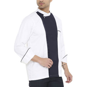 Vestes de chef confortables à manches courtes, nouveau design, pour restaurants et cuisines, faible MOQ, uniformes de chef en gros - Product Image 4