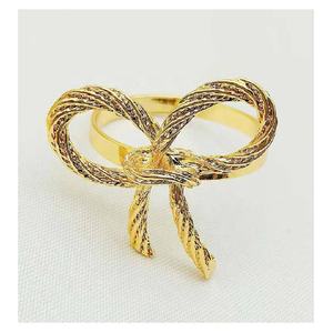 Anillo de Servilleta de Asta de Ciervo Dorado de Alta Calidad, Anillo de Servilleta de Aluminio para Decoración de Mesa de Comedor para Bodas, Cumpleaños y Fiestas - Product Image 4