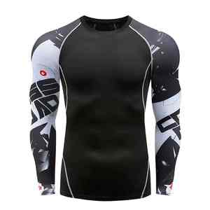 Nouveau design 2025 – Rashguard MMA respirant pour homme, manches longues, avec logo personnalisé - Product Image 4