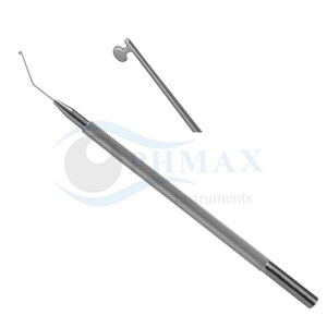 Manipulador de Lentes Oftálmicas de Alta Calidad, Modelo Push-Pull, Gancho Kuglen, Gancho para Iris y Manipulador de Lentes Angulado de Acero Inoxidable - Product Image 1