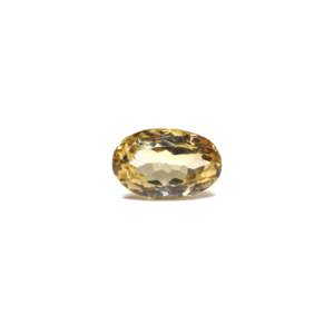 Oval Cabochon Citrine 5.72 Carat Loose Gemstone Golden Yellow Orange High Quality IGI Certified for Fine Jewelry - Product Image 1