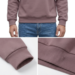 เสื้อสเวตเชิ้ตคอกลมผู้ชาย ผ้าฟลีซอุ่นสบาย แฟชั่นลำลอง ทรงหลวม แขนยาว ผ้าฝ้ายผสม - Product Image 6