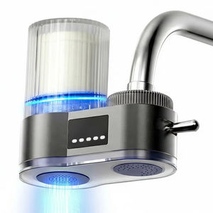 Filtre à eau domestique manuel en céramique avec filtration de 2,0 microns, débit de 200 GPD, filtration des métaux lourds et du chlore - Product Image 1