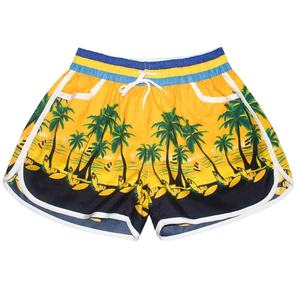 Shorts de plage pour femmes avec protection solaire UV, impression numérique, respirant, logo personnalisé, cordon de serrage réglable - Product Image 5