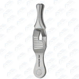 Pinza Bulldog Recta, Instrumento Quirúrgico Manual para Oclusión Vascular, Cirugía General, Acero Inoxidable, Certificación CE - Product Image 1