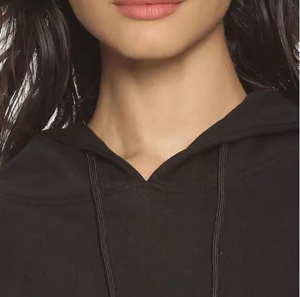 Sweat-shirt décontracté en molleton tricoté en coton à manches longues pour femme, coupe ample, anti-rides, couleur unie, idéal pour l'hiver - Product Image 6