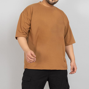 เสื้อยืดคุณภาพสูง ผ้าฝ้าย 100% ทรงโอเวอร์ไซส์ สตรีทแวร์ น้ำหนักเบา สำหรับผู้ชาย รับสกรีนโลโก้ ขายส่ง - Product Image 6