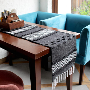 Camino de mesa de estilo antideslizante sostenible, casa de campo, comedor, esteras rectangulares para Picnic, caminos de mesa resistentes al calor de la India - Product Image 4