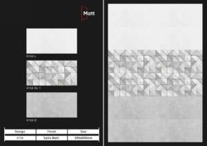 กระเบื้องพอร์ซเลนเคลือบด้านแบบรีไฟน์ ขนาด 12x24 นิ้ว ออกแบบสำหรับตกแต่งภายในสไตล์โมเดิร์น ทนทาน กันลื่น ป้องกันรอยขีดข่วน - Product Image 2