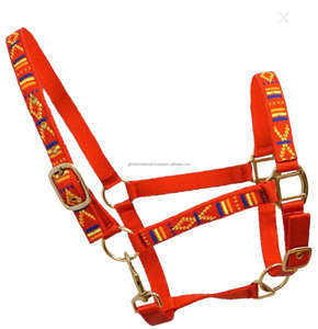 Cabestros de nailon fuertes de caballo personalizados, los cabestros de nailon de diseñador bordados de lujo más vendidos y artículos ecuestres - Product Image 6